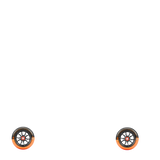 MGP MFX Syndicate Scooter Wheel 120mm - Black/Orange