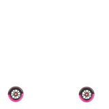 MGP MFX Syndicate Scooter Wheel 120mm - Black/Pink
