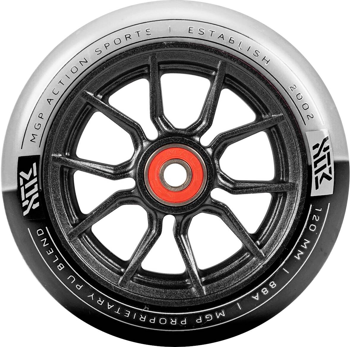 MGP MFX Syndicate Scooter Wheel 120mm - Black/White