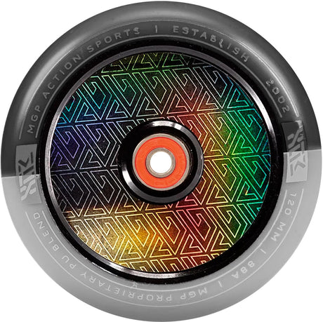 MGP MFX Corrupt Core 120mm Scooter Wheel - Black/Grey