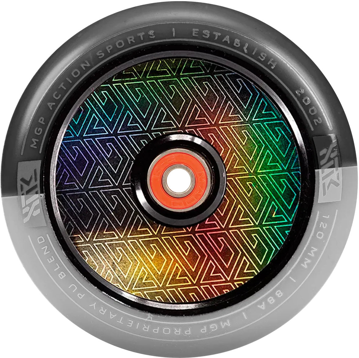 MGP MFX Corrupt Core 120mm Scooter Wheel - Black/Grey