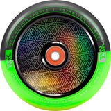 MGP MFX Corrupt Core 120mm Scooter Wheel - Black/Lime