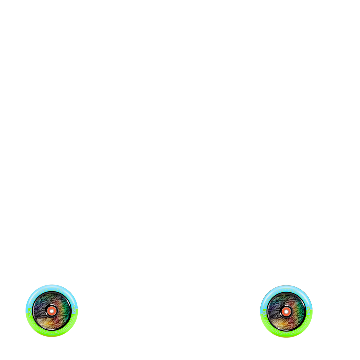 MGP MFX Corrupt Core 120mm Scooter Wheel - Blue/Lime