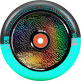 MGP MFX Corrupt Core 120mm Scooter Wheel - Black/Teal
