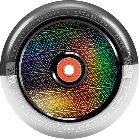 MGP MFX Corrupt Core 120mm Scooter Wheel - Black/White