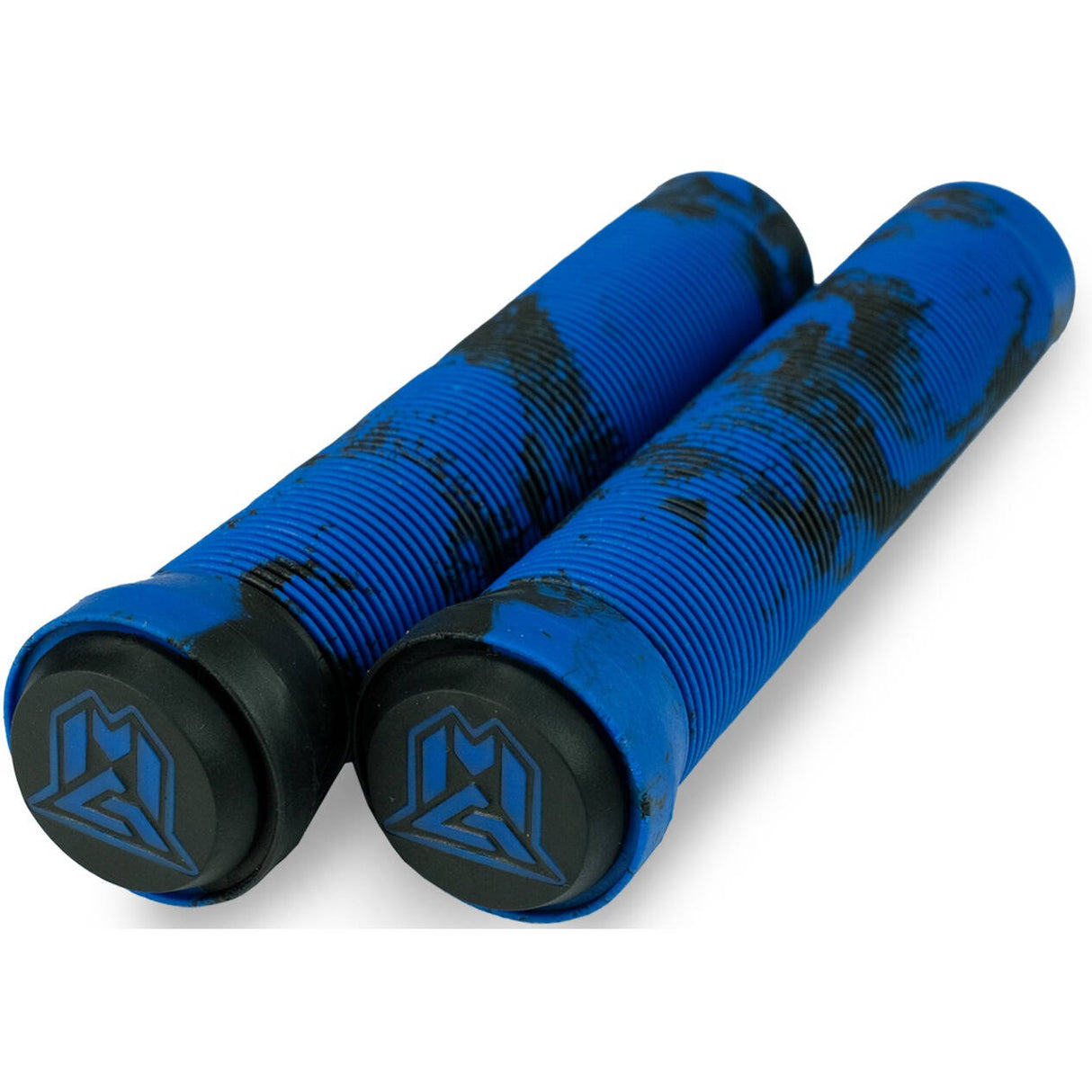 MGP 150mm Swirl Grind Scooter Grips - Black/Blue