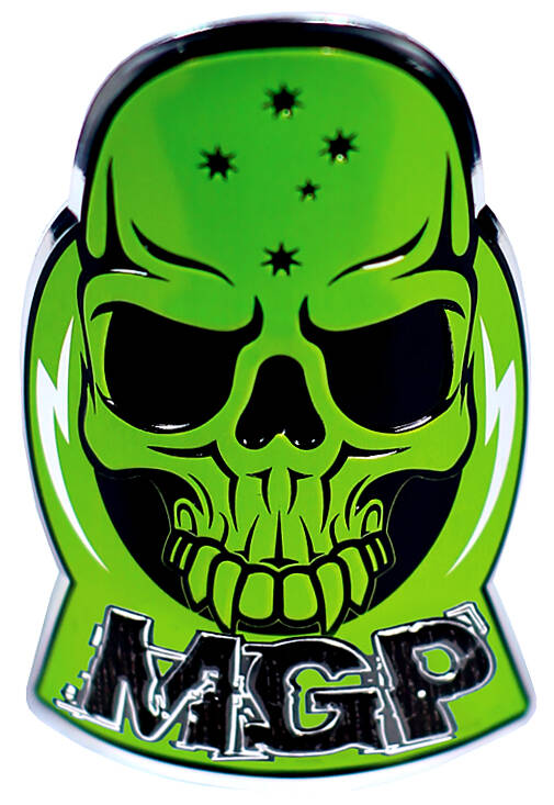Mgp Alloy Headtube Decal - Green