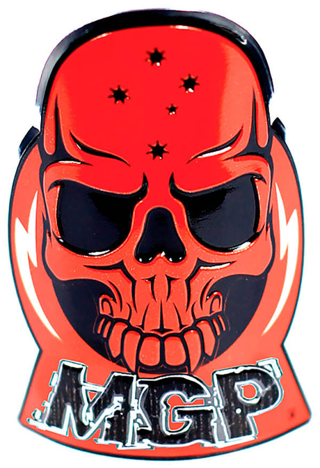 Mgp Alloy Headtube Decal - Red