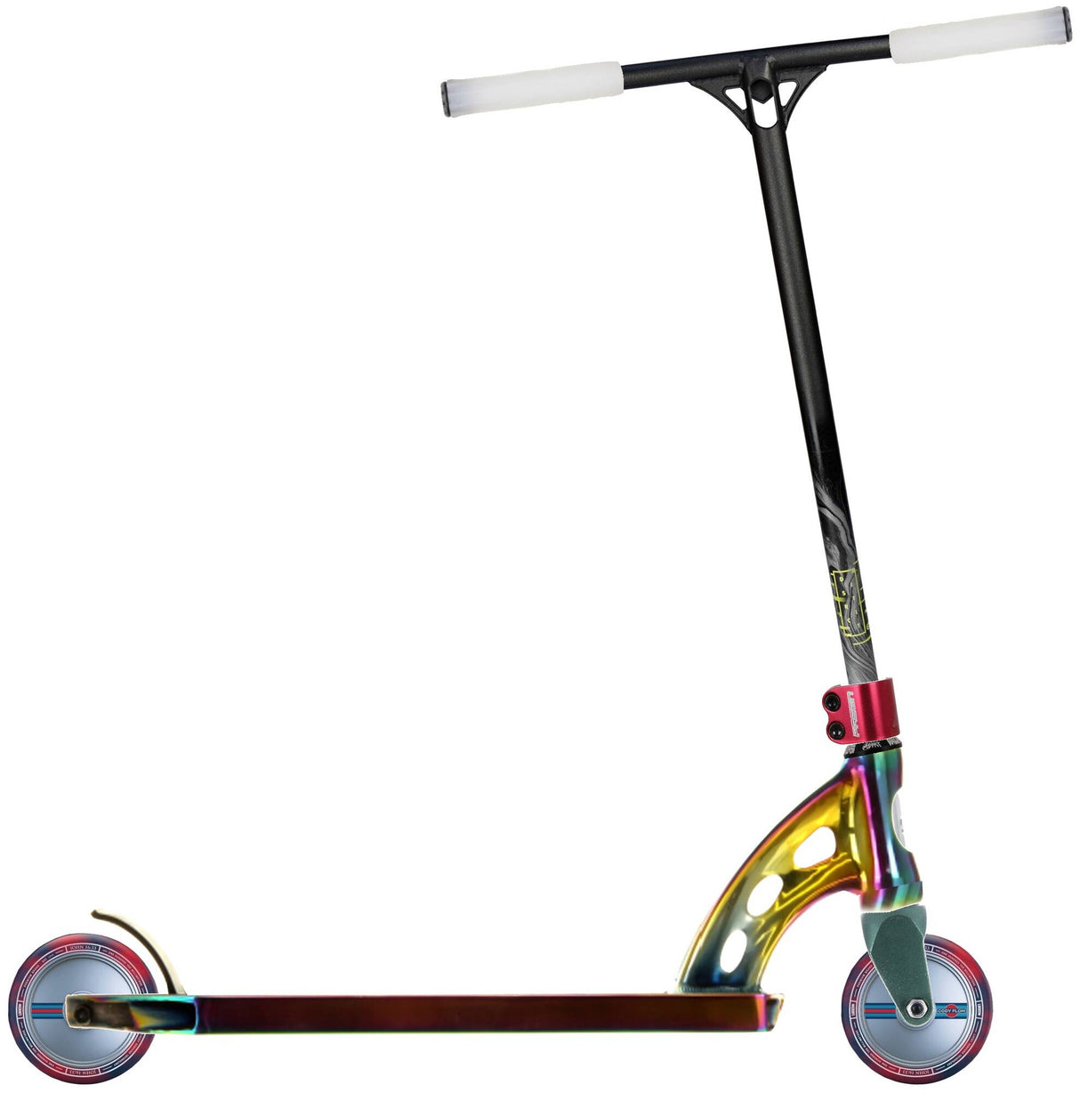 MGP x District Custom Stunt Scooter - Neochrome/Pearl Black