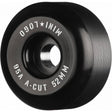 Mini Logo A-Cut 2 Hybrid 95a Skateboard Wheels - Black 52mm (Pack of 4)