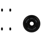 Mini Logo A-Cut 2 Hybrid 90a Skateboard Wheels - Black 55mm (Pack of 4)