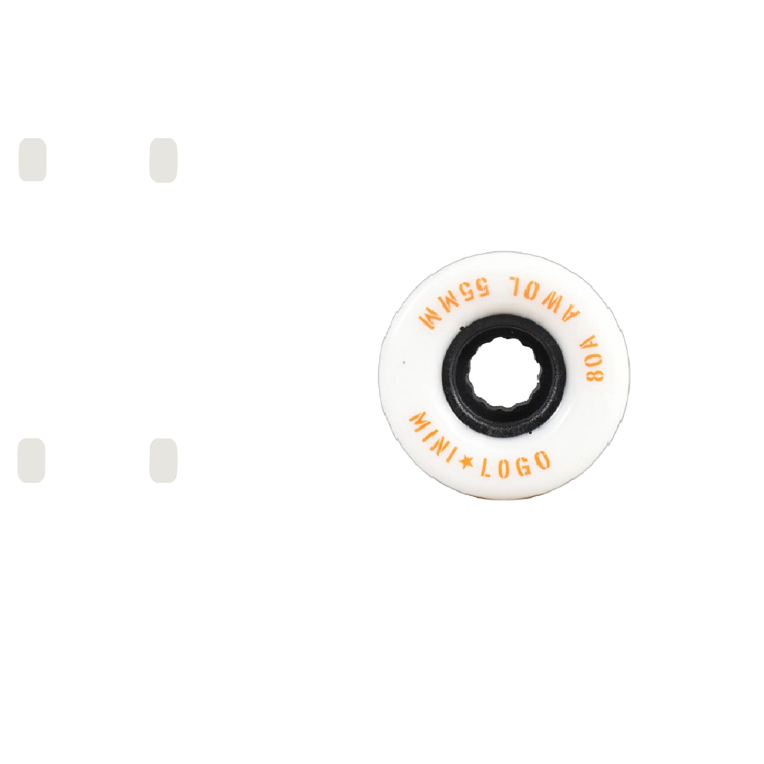 Mini Logo AWOL 80a Skateboard Wheels - White 55mm (Pack of 4)
