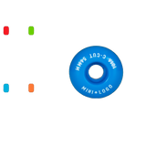 Mini Logo C-Cut 2 101a Skateboard Wheels - Assorted 52mm (Pack of 4)