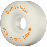 Mini Logo C-Cut 2 101a Skateboard Wheels - White 53mm (Pack of 4)
