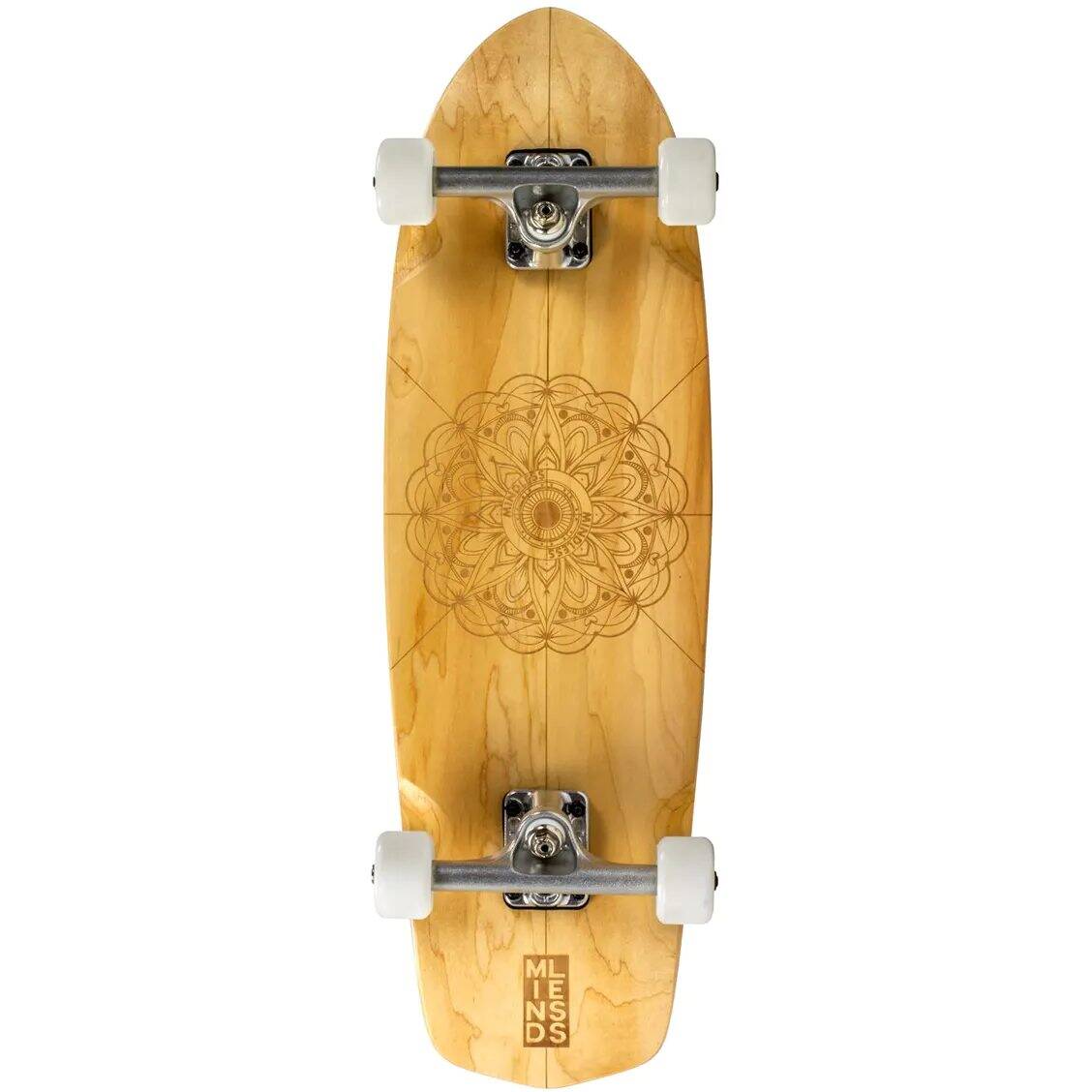 Mindless Mandala Gen X Complete Cruiser Skateboard - Natural 28''