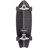 Mindless Surf Skate Fish Tail Complete Cruiser Skateboard - Black 29.5''