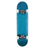 Mini Logo Chevron Stamp Complete Skateboard - Dyed Blue 7.75''