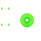 Mini Logo A-Cut 2 Hybrid 95a Skateboard Wheels - Green 54mm