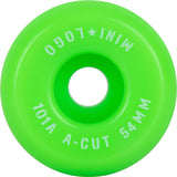 Mini Logo A-Cut 2 101a Skateboard Wheels - Green 54mm