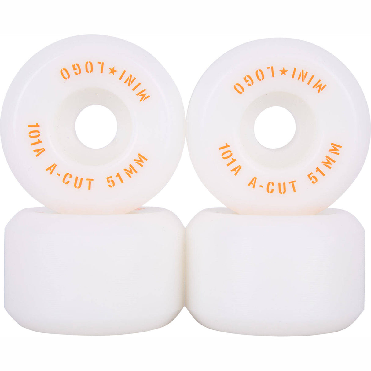 Mini Logo A-Cut 2 101a Skateboard Wheels - White 51mm