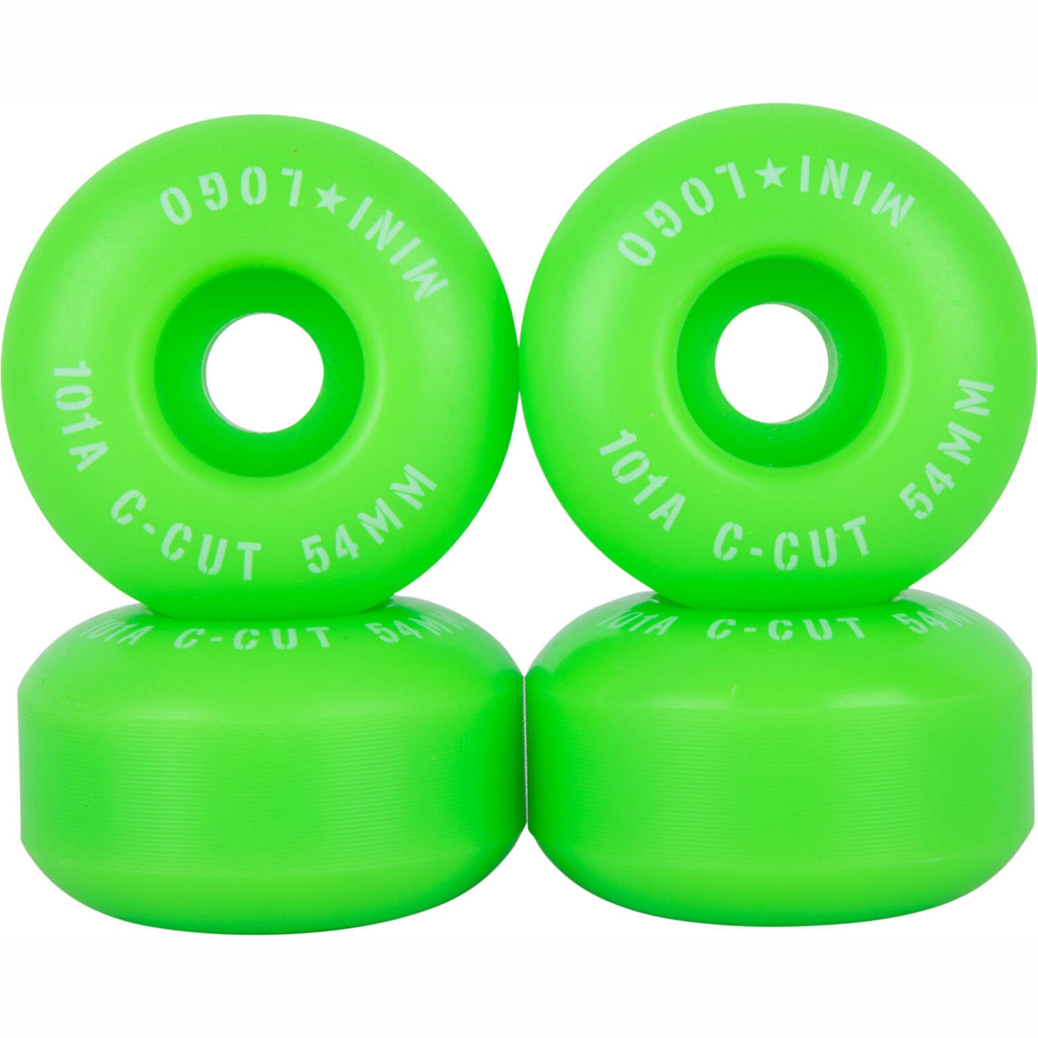 Mini Logo C-Cut 2 101a Skateboard Wheels - Green 54mm