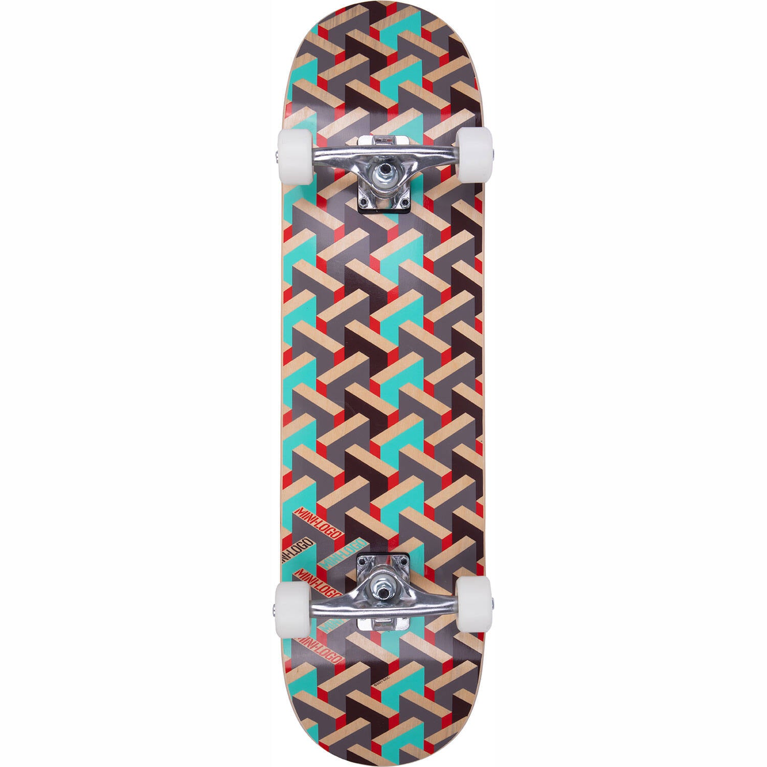 Mini Logo Patterns Complete Skateboard - Maze 8.25"