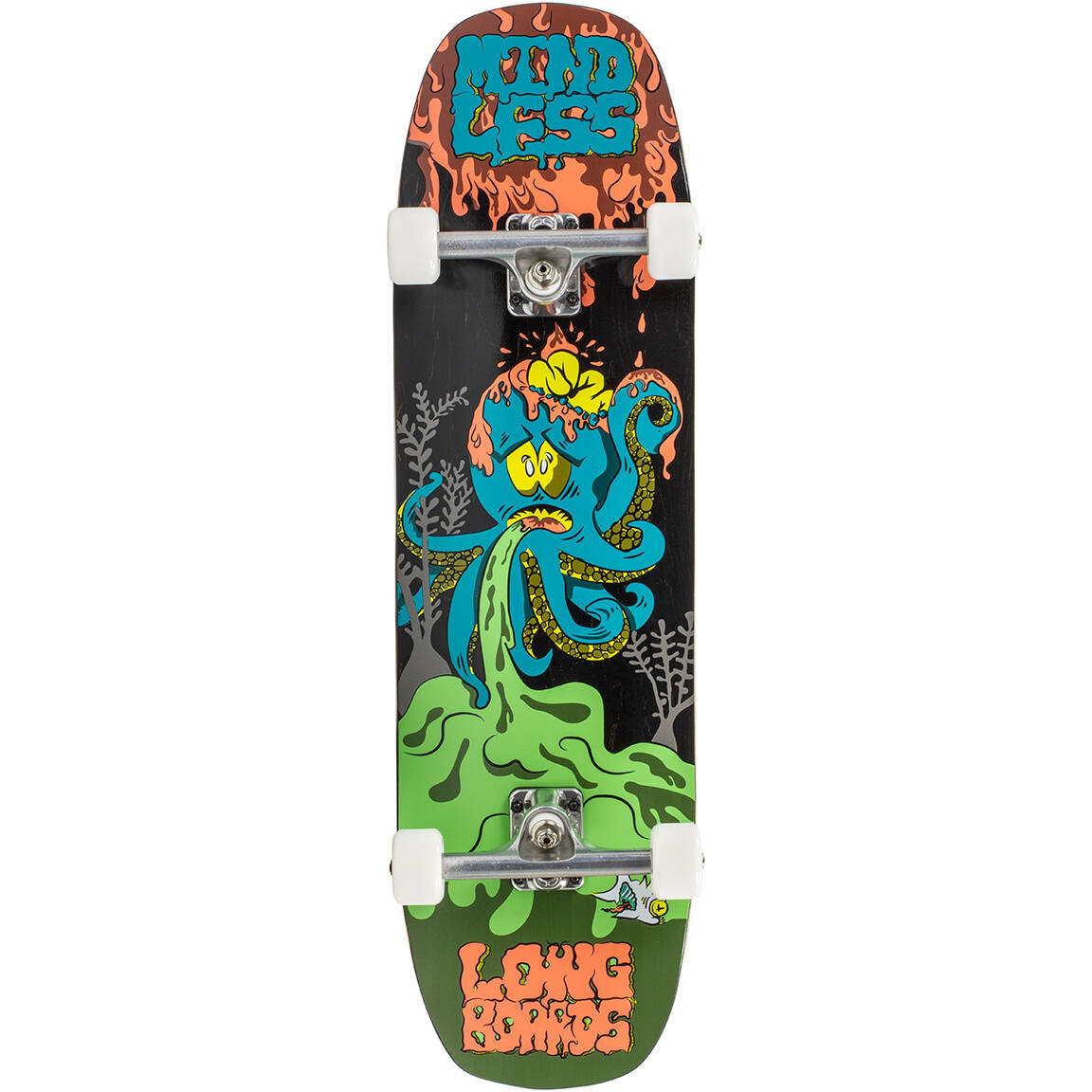 Mindless Octopuke Complete Cruiser - Orange/Green 32.5''