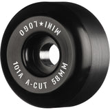 Mini Logo A-Cut 2 101a Skateboard Wheels - Black 58mm