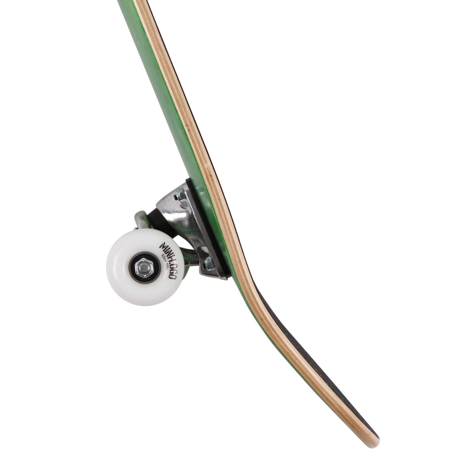 Mini Logo Chevron Stamp Complete Skateboard - Dyed Green 8.25''