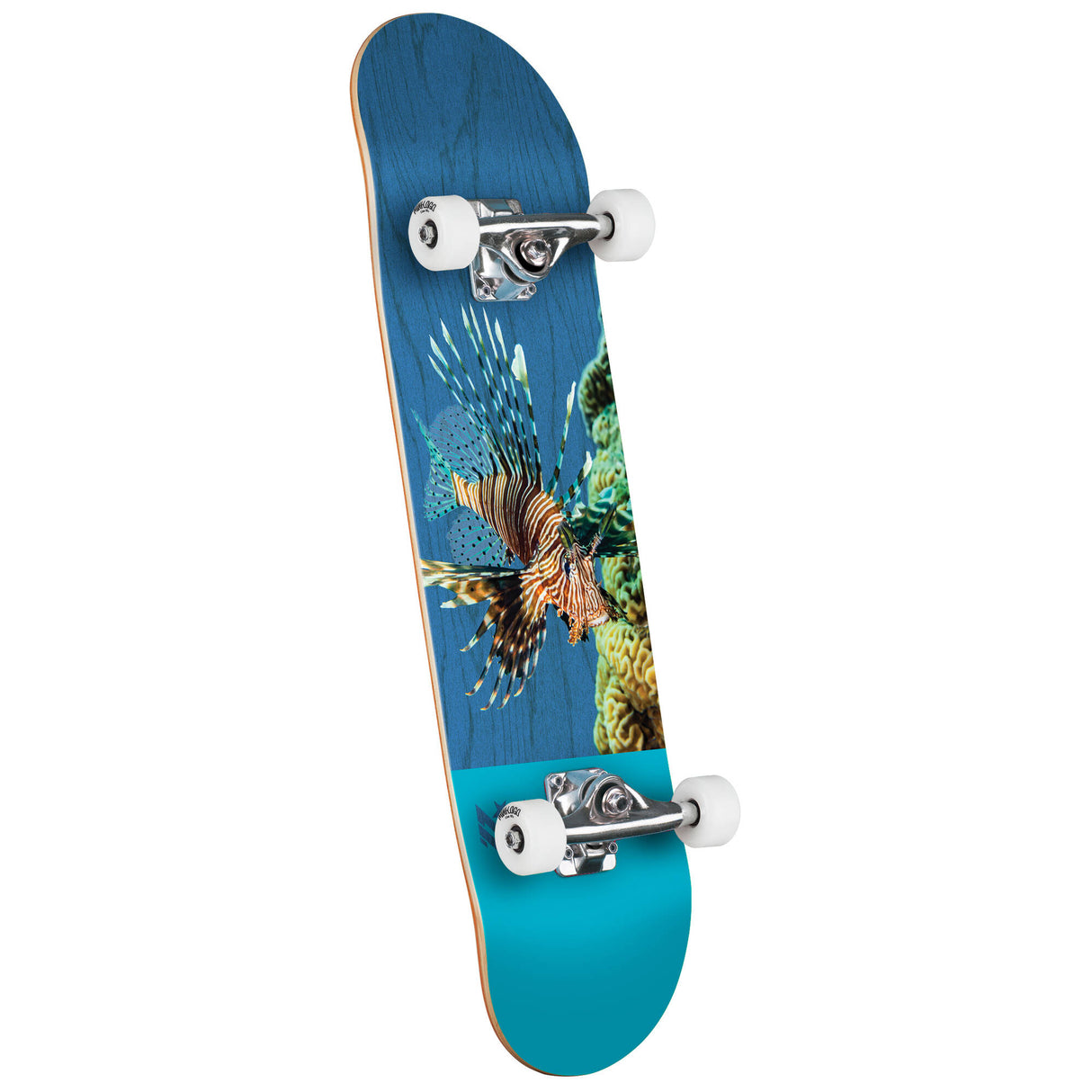 Mini Logo Poison Lion Fish Birch #242 Complete Skateboard - Multi 8''