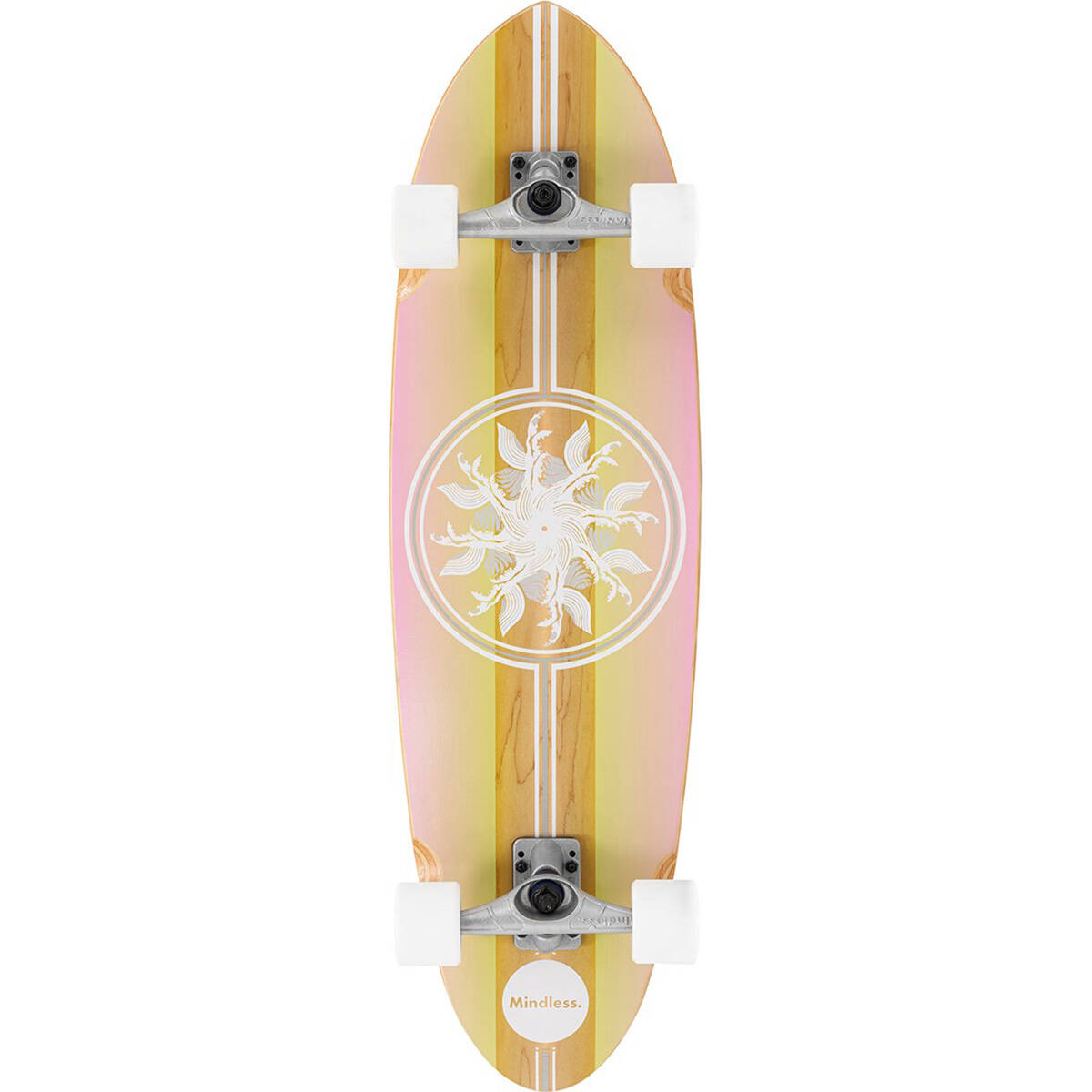 Mindless Wake Surf Skate Complete Cruiser - Pink 35"