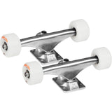 Mini Logo Skateboard Truck Assembly w/91a Bushings - Raw 8''