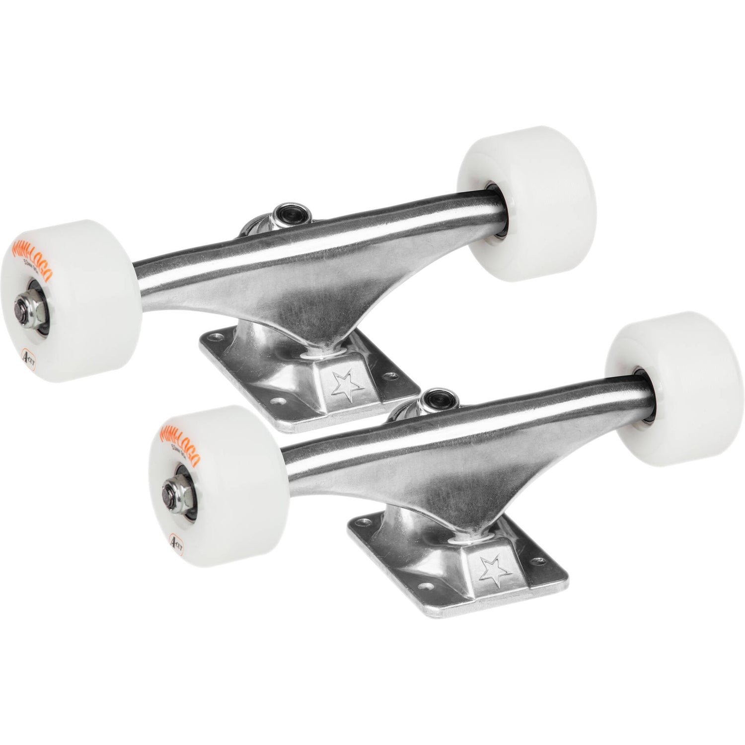 Mini Logo Skateboard Truck Assembly w/91a Bushings - Raw 8.38''