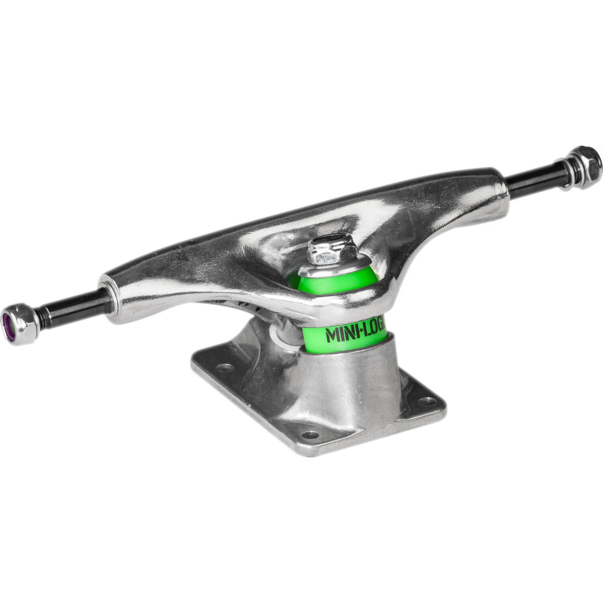 Mini Logo Skateboard Trucks w/91a Bushings - Raw 8.75''