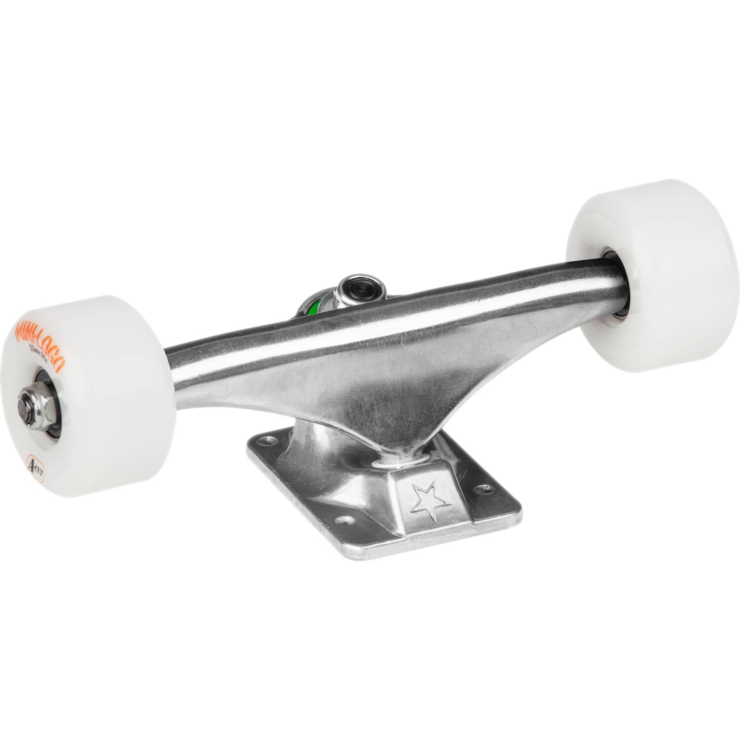 Mini Logo Skateboard Truck Assembly w/84a Bushings - Raw 7.63''