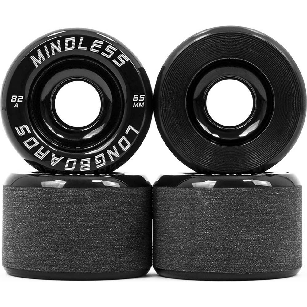 Mindless Viper 80a Longboard Wheels 65mm - Black (Pack of 4)