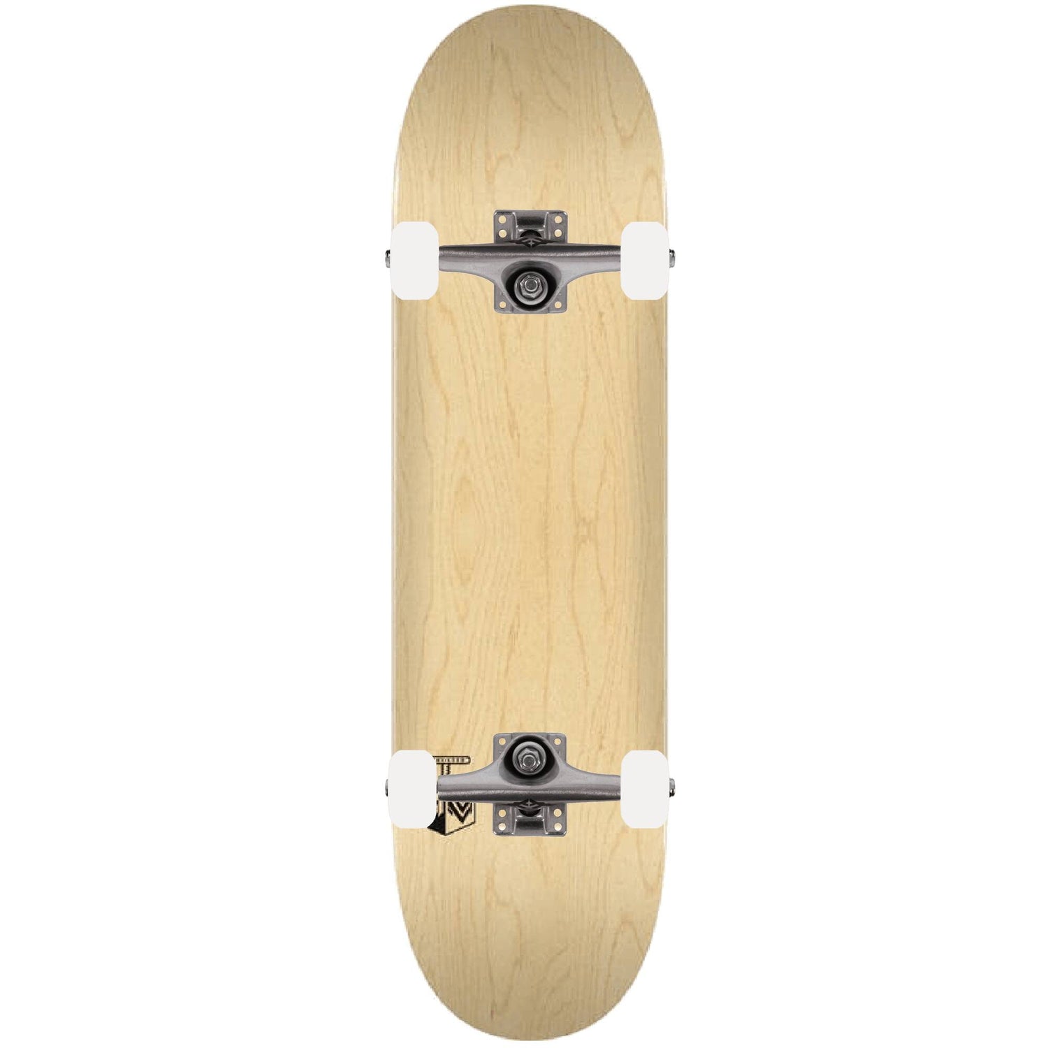 Mini-Logo Chevron Custom Skateboard - Natural 7.75''