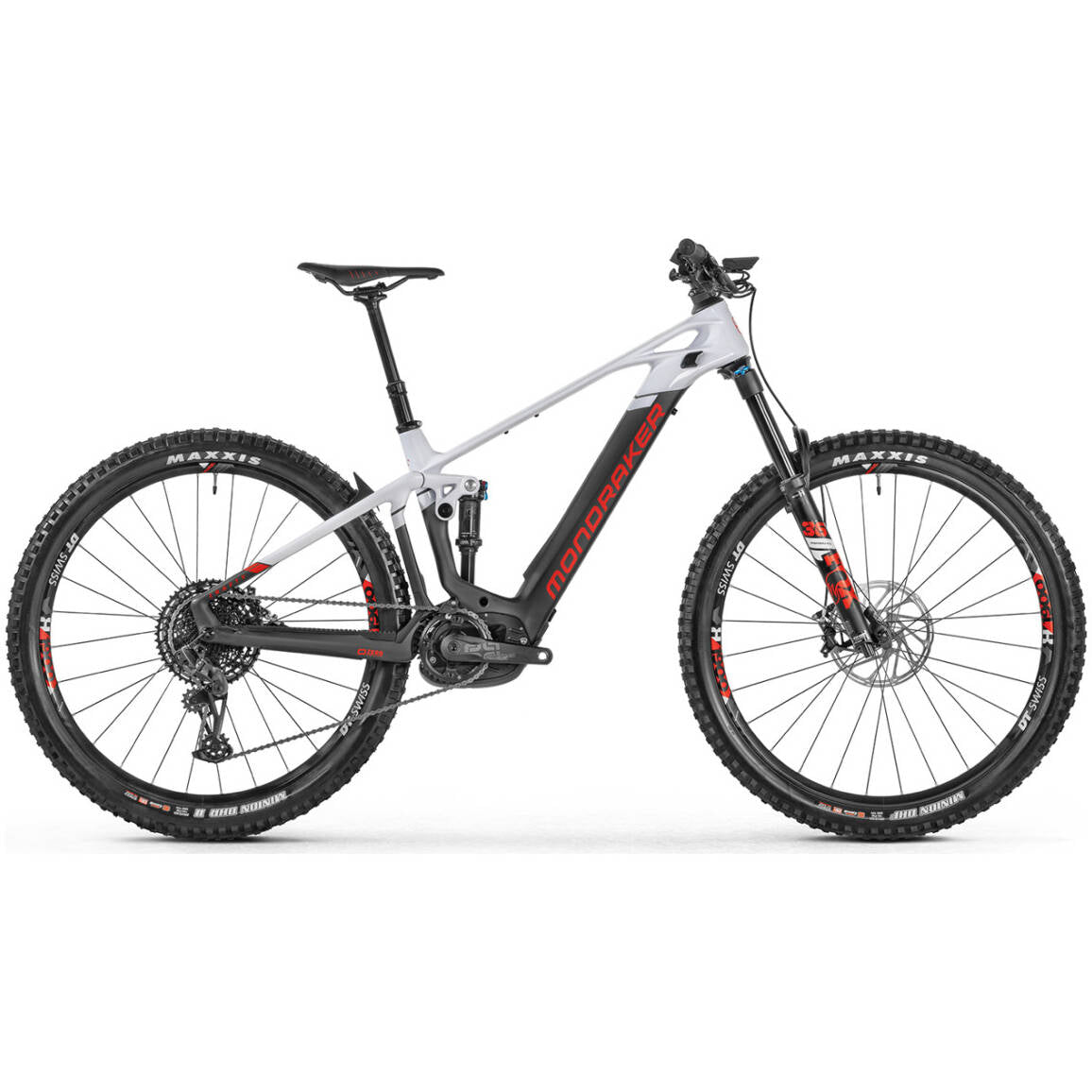 Mondraker e-MTB Enduro Crafty R 29'' 2021 Electric Bike - Matte Black/Matte Dirty White LRG
