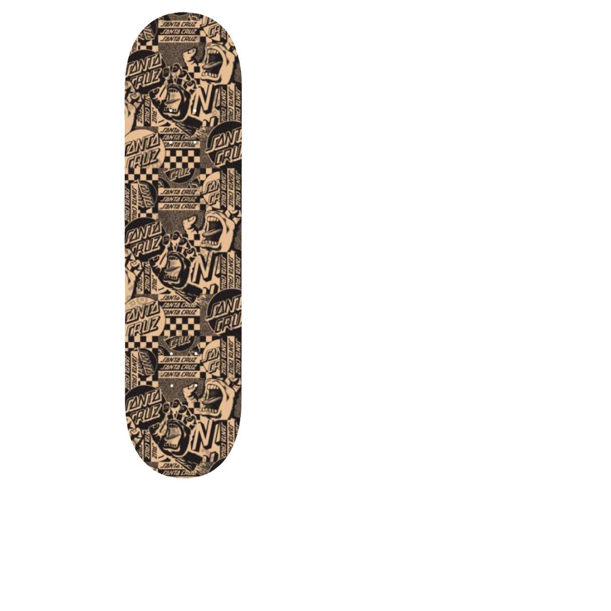 MOB x Santa Cruz Collage Hand Skateboard Grip Tape