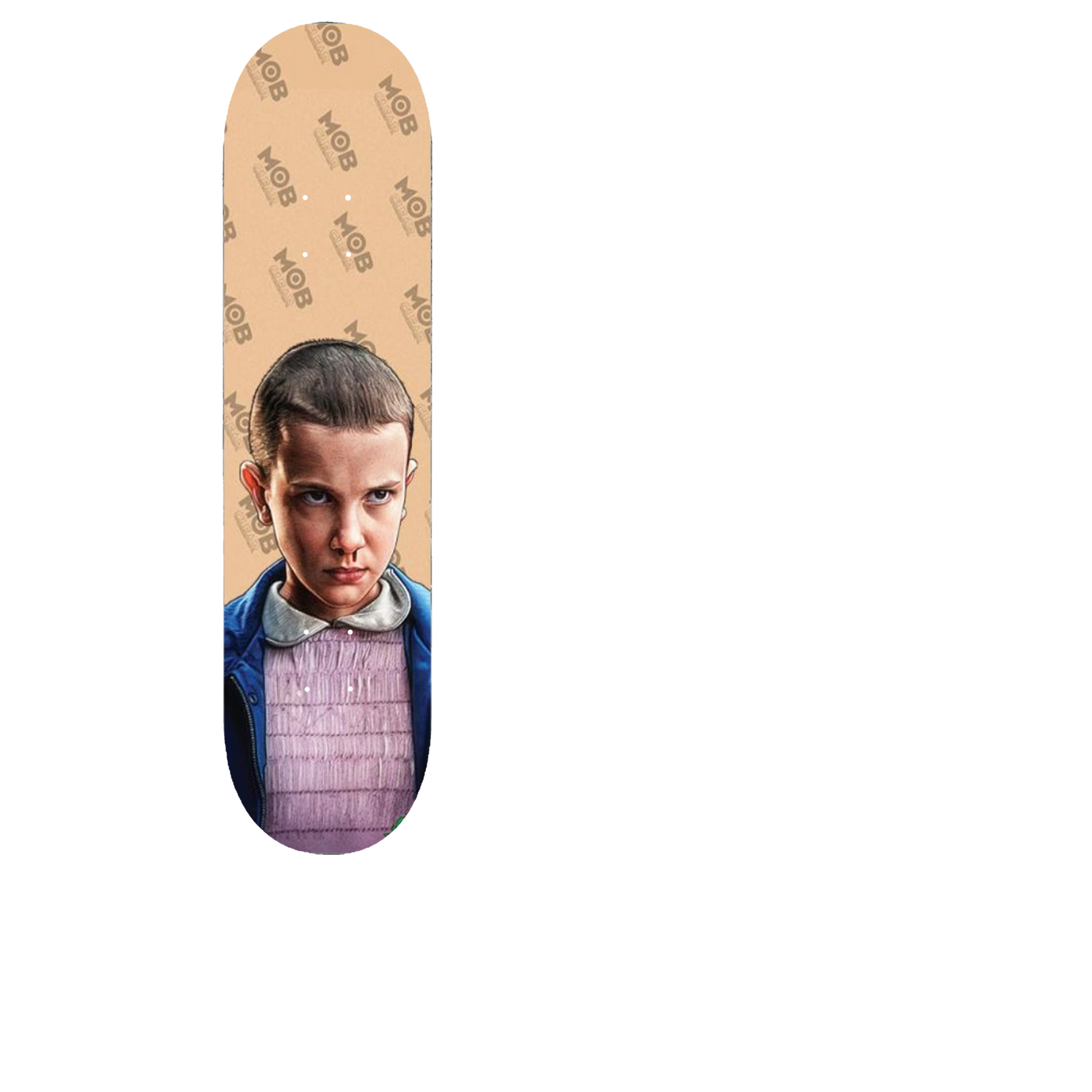 MOB x Stranger Things Eleven Skateboard Grip Tape - Clear