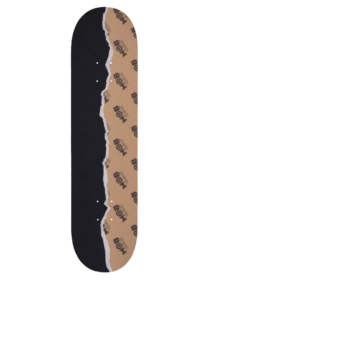 MOB Torn Skateboard Grip Tape - Clear 2