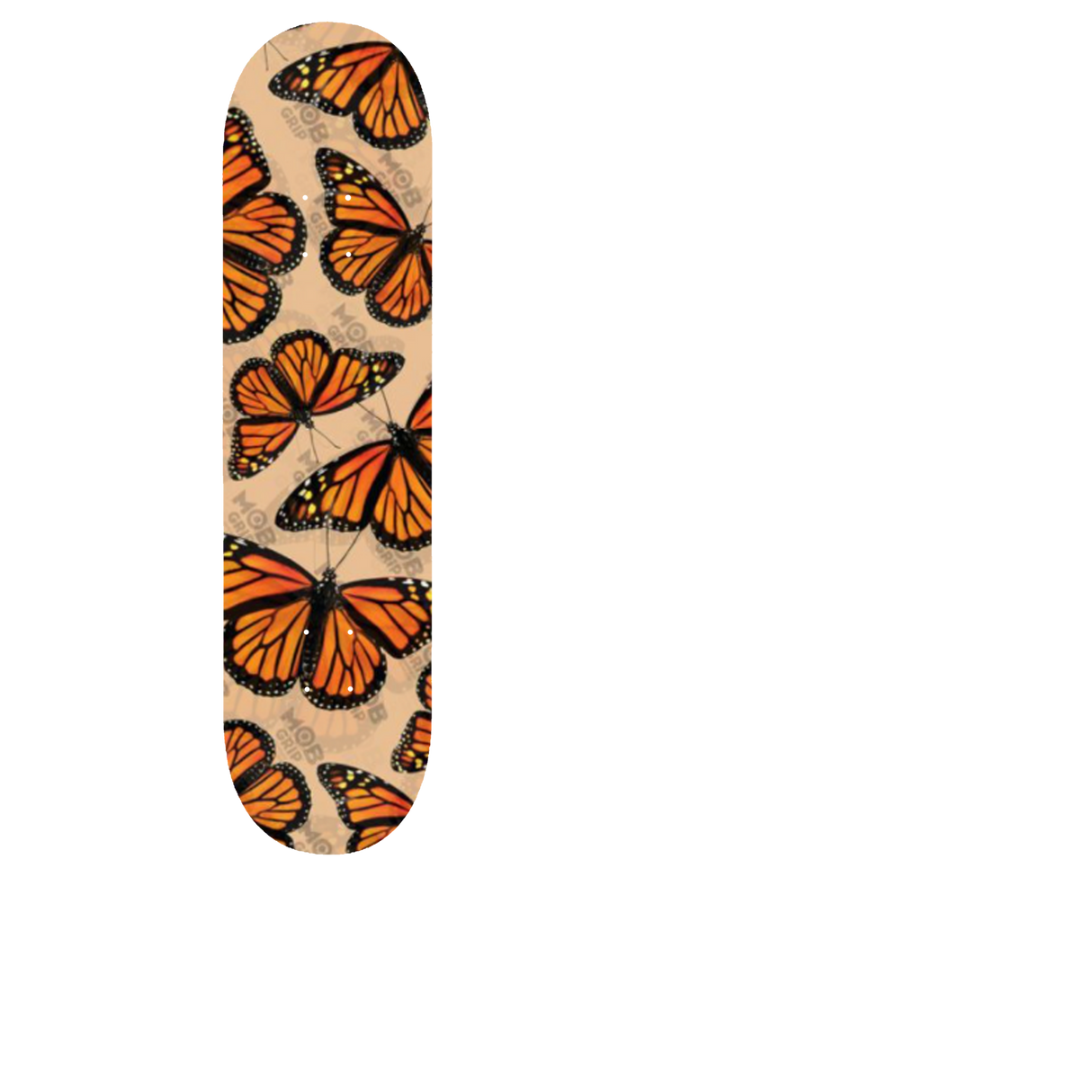 MOB Monarchs Skateboard Grip Tape - Clear
