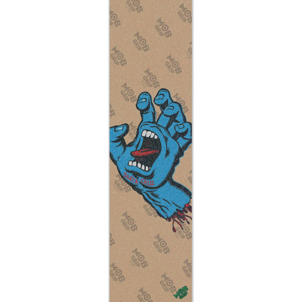 MOB x Santa Cruz Screaming Hand Skateboard Grip Tape - Clear