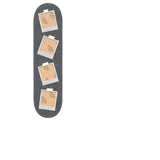 MOB Instant Skateboard Grip Tape - Clear