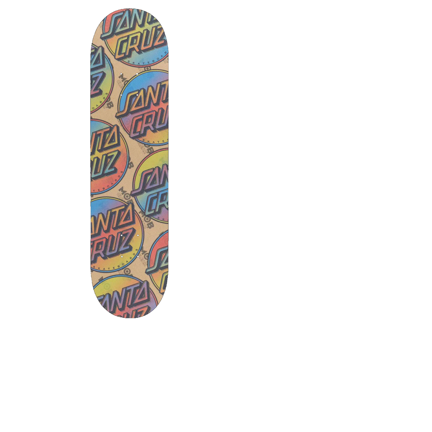 MOB x Santa Cruz Contra Allover Skateboard Grip Tape - Clear