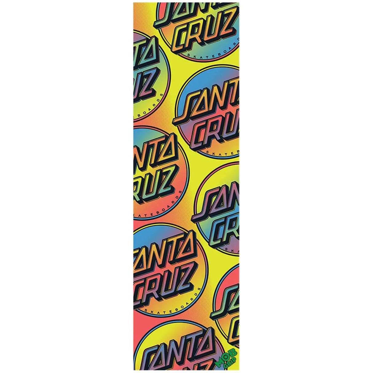 MOB x Santa Cruz Contra Allover Skateboard Grip Tape - Multi