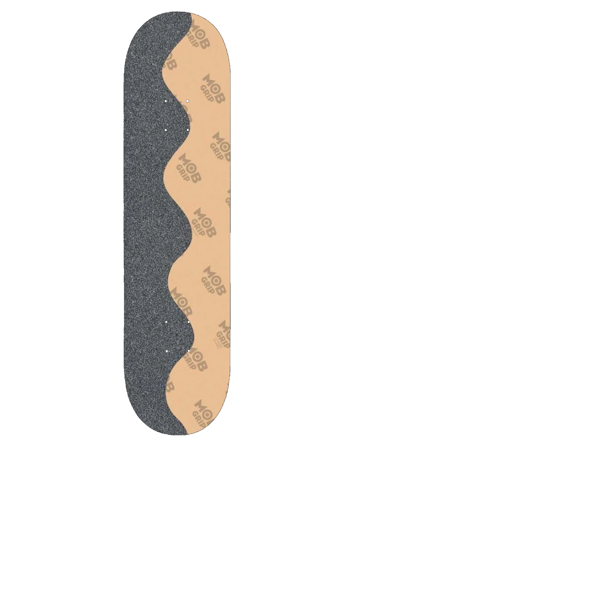 MOB Wave Skateboard Grip Tape - Clear
