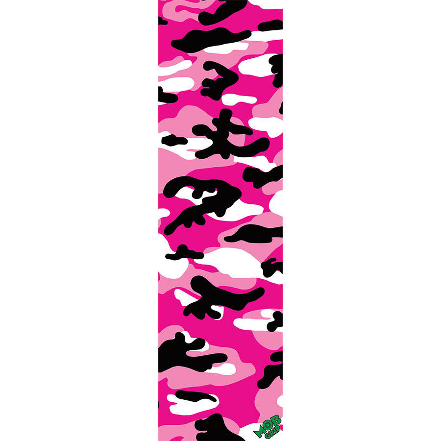 MOB Multi Camo Skateboard Grip Tape - Pink