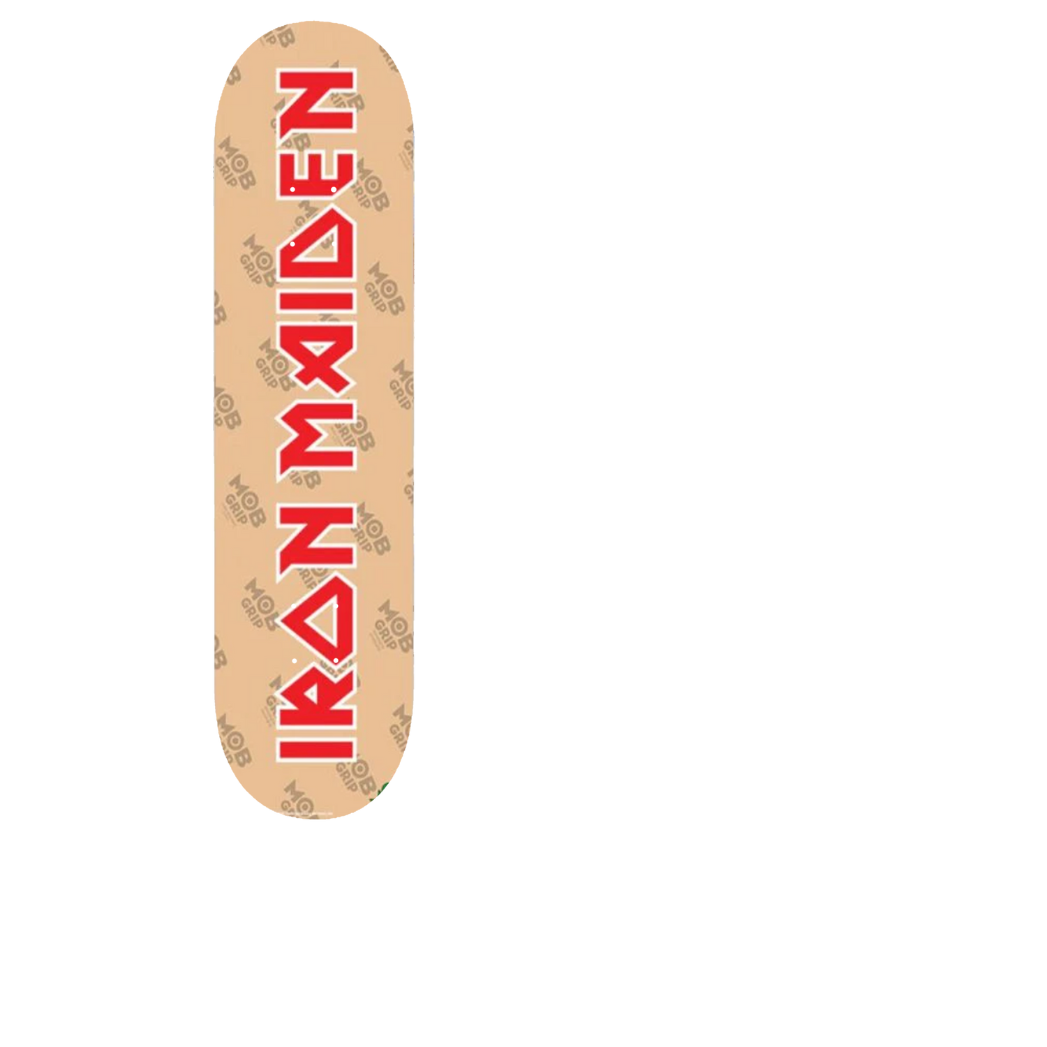 MOB X Iron Maiden Logo Skateboard Grip Tape - Clear