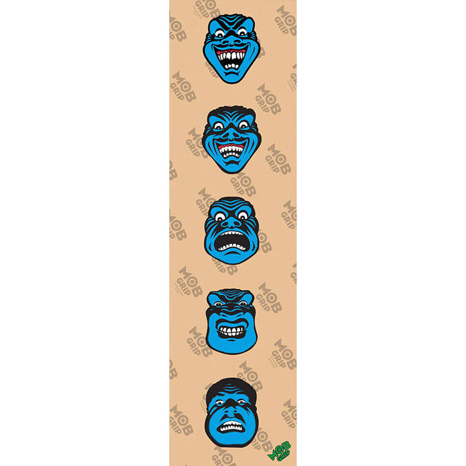 MOB X Santa Cruz Speed Wheels Skateboard Grip Tape - Faces